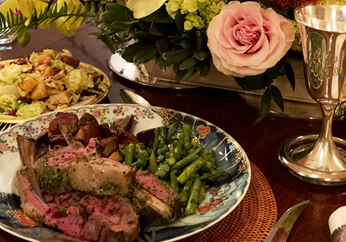 A “simply” beautiful Easter Menu! Rack of Lamb Menu - Effortless ...